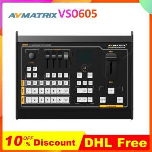 matrix VS0605 비디오 스위처 6채널 SDI/HDMI 호환 멀티 포맷 라이브 프로덕션 (  포함) 스트리밍