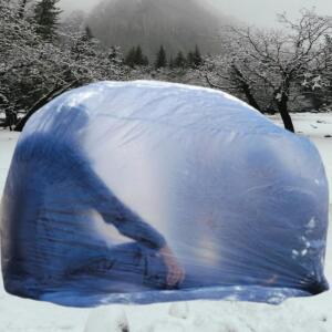 초경량 비닐쉘터 캠핑 등산 겨울캠핑준비물 비닐텐트