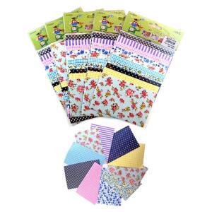 천 스티커 10매 5개세트 공예 리폼 보수 패브릭시트