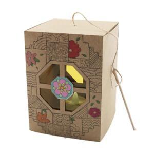 전통문양 손잡이 LED등 만들기 2개세트 종이공예 키트