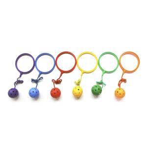 발목 줄넘기 6개 세트 어린이 한발 돌리기 스핀 점핑