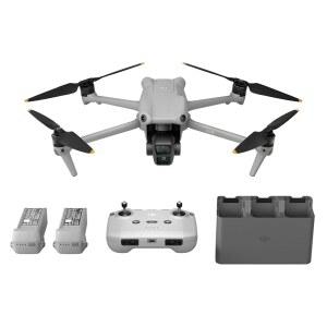 DJI Air 3 플라이 더 많은 콤보와 RC-N2 리모컨, 카메라 4K, 듀얼 기본 카메라, 장시간 비행을 위한 배터리 3개, 48MP 사진, 드론, FAA 원격 ID 준수