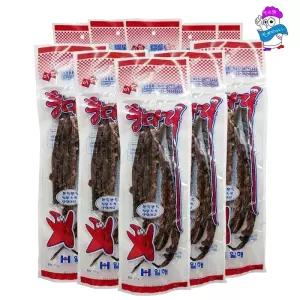 롱다리 50g x 10봉 안주 간식 대왕발 오징어다리 오다리 스낵 과자 육