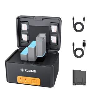 ZGCINE ZG-G10 충전 박스 케이스 (고프로  9 8 7 6 5 액션 카메라용) 내장 10400mAh 배터리 파워 뱅크