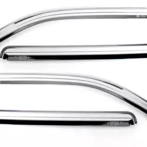 봉고3 더블캡 창문 썬바이저 방수빗물받이 차선바이저 크롬 커버 (WFKD5J4)