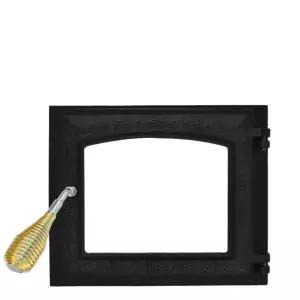 장작 난로문 화염 방지문 안전 아궁이문 유리 포함 문짝