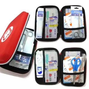 웰천사 구급함 10종세트 미니파우치포함 구성 의료 가위 의료 핀셋 필수 구급용품