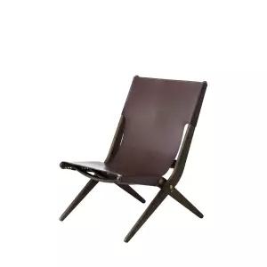 [롯데백화점]오도코펜하겐 SAXE CHAIR - BROWN OILED OAK / BROWN LEATHER
