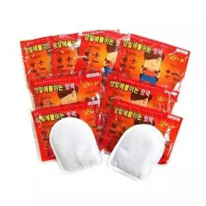 손난로 스키 낚시 캠핑 양말에 붙이는 발바닥 핫팩 100개