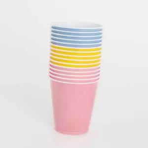 컬러 컵 음료잔 다회용컵 파티컵 음료수컵 플라스틱컵 일회용컵 다회용컵