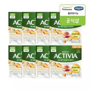 [풀무원다논] 액티비아 컵 복숭아 4입(80g x 4입) x 8개