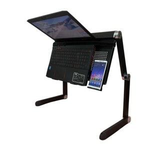 누워서 노트북 거치대 침대 스탠드 45x24 5cm 쓰는 눕서대 3섹션 클립 마우스