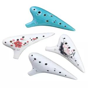 도자기 오카리나 알토 배우기 연주용 전문  솔로 선물 성인용 보관 악기