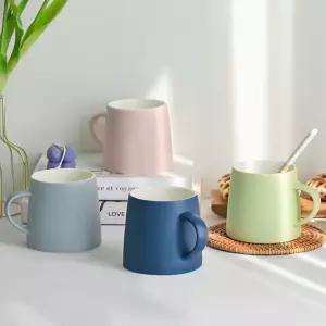 머그컵 도자기 북유럽 커피잔 신혼부부선물 물컵 4P 고급 테이블웨어 특이한 나만의 set
