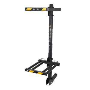 JUSTOOP 접이식 히치 장착 스키 및 스노보드 랙, 잠금 장치가 있는 트레일러 스트랩, 틸트 액세스, 최대 6쌍의 또는 4개의 스노우보드 운반, 5.1cm(2인치) 리시버에 적합