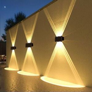 태양광 야외 led 장식 벽등 방수 빌라 외부센서 센서 K42 센서등 따뜻한빛