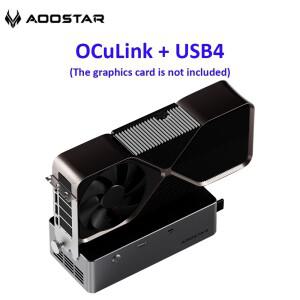 AOOSTAR AG02 EGPU 도크 800W 파워 서플라이 (OCuLink 및 USB4 듀얼 포트 탑재) RTX 4090/4080/RX 7900 지