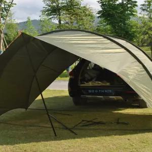 차량용 도킹 꼬리 카라반 차텐트 그늘막 차박용 트렁크 방수 캠핑용