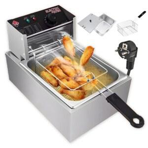 업소용 전기 튀김기 가정용 핫도그 PC방 튀김기계 300도 소형 튀김 상업용 장비