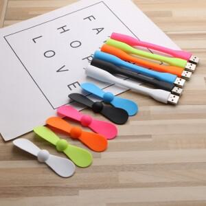 USB 소형 선풍기 유연한 구부릴 수 있는 보조배터리 노트북 PC AC 충전기 휴대용 핸드 쿨 미니 소형 컴퓨터