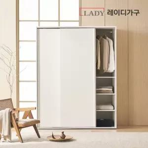 레이디가구 프리핏 키큰 슬라이딩 옷장 수납형 A (1단+수납) 160