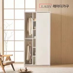 레이디가구 프리핏 키큰 슬라이딩 옷장 하프선반형 1000