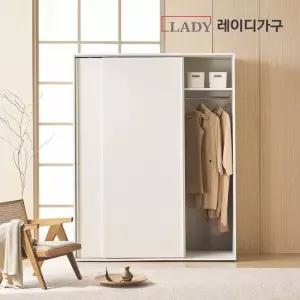 레이디가구 프리핏 키큰 슬라이딩 옷장 행거형 A (1단+2단) 1600