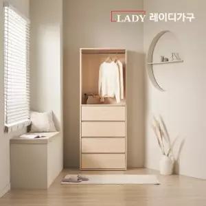레이디가구 이안 드레스룸 80cm 4단 서랍형