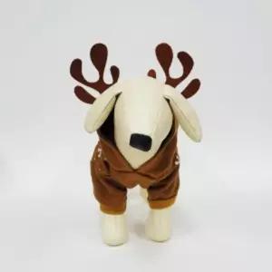 강아지 생일 파티 루돌프 후드 셔츠 벌크의류 강아지옷 애견 패션 반려견 애완견