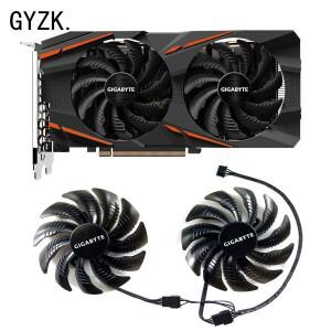 GIGABYTE 라데온 그래픽 카드 교체 선풍기 RX590 580 570 GTX1070 1070ti GAMING WINDFORCE PLD09210S12HH