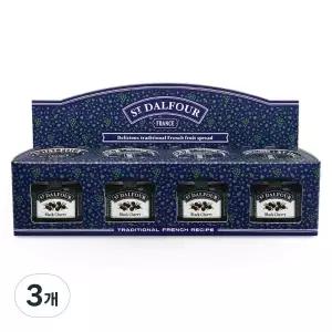 샹달프 블랙체리 미니잼 4p 112g 3개 간식 생일파티 생일 학원 발렌타인데이 어린이날