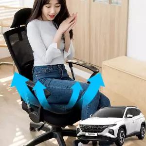 더뉴투싼 여름용 호환 메쉬 쿨링방석 통풍차량용 사무실 방석 자동차 의자 아이스 냉풍