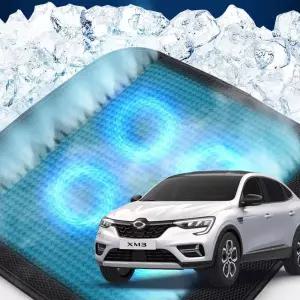 XM3 호환 차량용 쿨링시트 메쉬 4팬용방석 사무실 여름방석 자동차 의자 아이스 휴대용 용통풍 용자동차 용