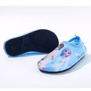 겨울왕국 여아용 키즈 유아 아쿠아 워터 슈즈 수영장 물놀이 신발 덧신 미끄럼방지