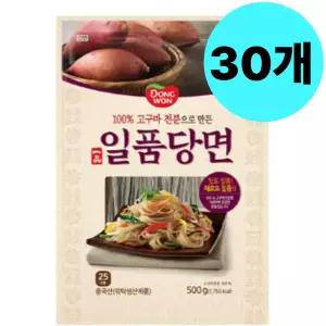 동원 일품 당면 잡채 찜닭 500g X 30개 업소용 대용량