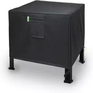 레드리치 파이어 피트 커버 스퀘어 u2013 헤비 듀티 야외 풀 커버리지 파티오 벽난로 방진 자외선 및 방수