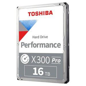 [미국배송] 창의적인 전문가를 위한 TOSHIBA X300 PRO 16TB 고부하 성능 3.5인치 내장 하드 드라이브 U2013 최대 300TB/연간 워크로드 속도 CMR SATA 6GB/S 7200RPM 512MB 캐시 - HDWR51GXZSTB