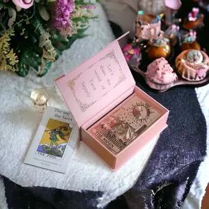 더풀타로 에디션 카드 로즈골드 유니버셜 웨이트 더풀 핑크 놀이 세트