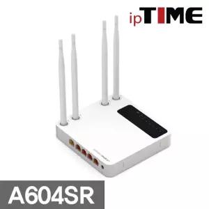 ipTIME A604SR 화이트 AC1200 듀얼밴드 유무선공유기무랜 와이파이공유지 회사 가게 인터넷