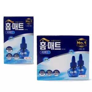 홈매트 리퀴드 교체용 리필 1개입전기코드모기향 전자 벌레 모기약 액체