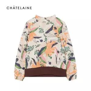 샤트렌블루종 시보리 블라우스_HCBFBL102