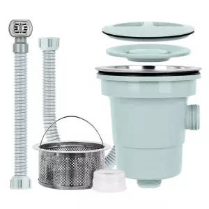 싱크대수전 하부호스 악취캡 배수망 1구 (대) 주방수전 샤워기 수전용품 가정용 원룸
