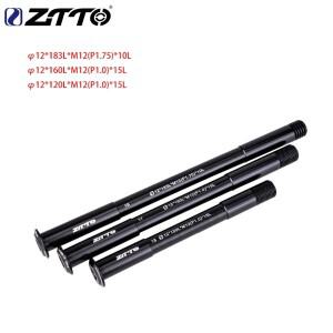 호환 ZTTO 쓰루 액슬 전기자전거 MTB 로드 바이크 샤프트 허브 리어 스큐어 12mm 휠