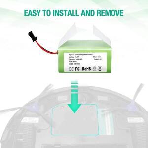 Conga 990 Tesvor Ecovacs Deebot N79 DN622 Eufy RoboVac 11 30 용 14.4V 6800mAh 리튬 이온 배터리