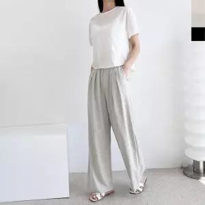 면바지 배기 신상 긴바지 일자 빅사이즈 루즈핏 코디신발 가방 의류