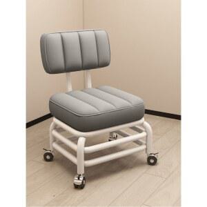 등받이 낮은의자 미니 낮은 오크나무 라탄 체어 다용도 스툴의자 사각 멜로즈샵 수납 통나무