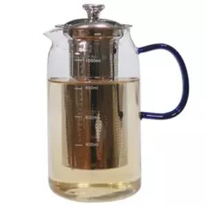 보고나라 이탈리아노 직화 녹차 포트 1200ml주전자 심플 가정용 다용도 선물용 주전자 티주 유리 스투명