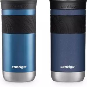 그립 20온스의 콘티고 스냅실 단열 스테인리스 여행용 머그컵. 블루 콘 투명 새틴 미드나잇 베리
