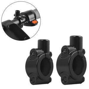 호환 AS98-자전거 전동 스쿠터 백미러 브래킷 어댑터 마운트 액세서리