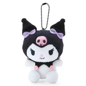 쿠로미 마스코트 인형가방고리 캐릭터 봉제 장식 귀여운 악세사리 걸이 산리오